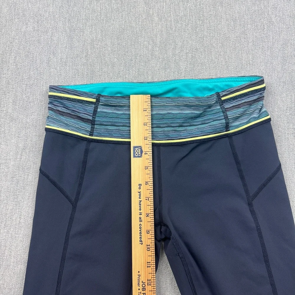 Lululemon Leggings Women 8 Blue Pace Queen 26